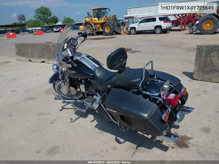 2004 Harley-Davidson Flhrci VIN: 1HD1FRW1X4Y725649 Lot: 42395913