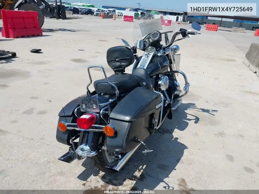 2004 Harley-Davidson Flhrci VIN: 1HD1FRW1X4Y725649 Lot: 42395913