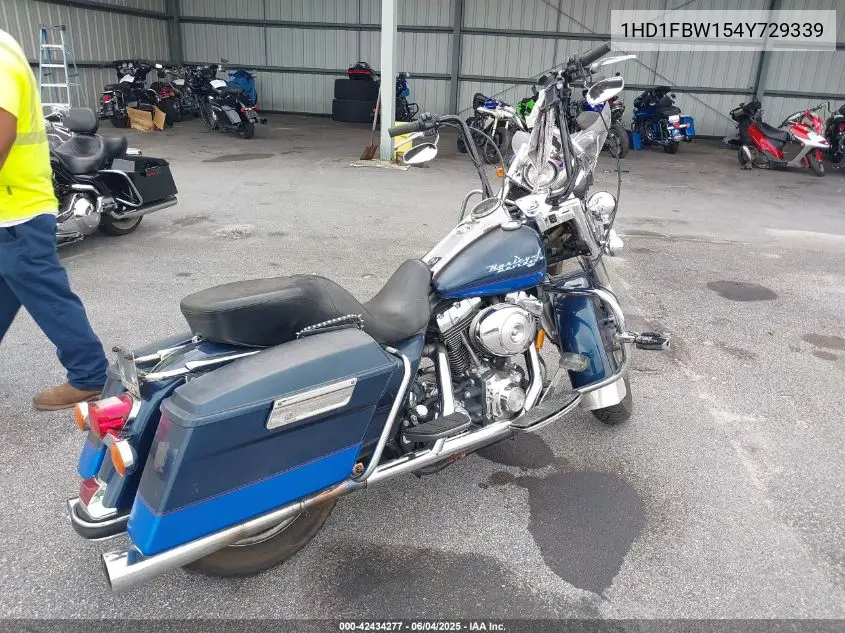 2004 Harley-Davidson Flhri VIN: 1HD1FBW154Y729339 Lot: 42434277