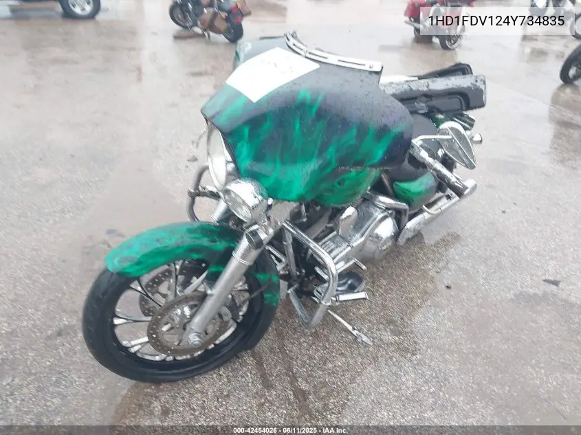 2004 Harley-Davidson Flhr VIN: 1HD1FDV124Y734835 Lot: 42454026