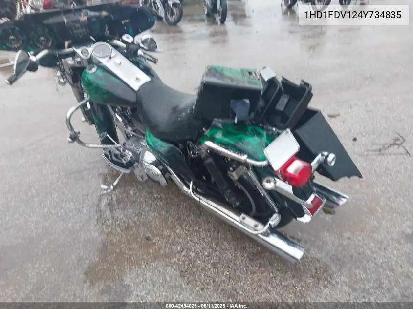 2004 Harley-Davidson Flhr VIN: 1HD1FDV124Y734835 Lot: 42454026