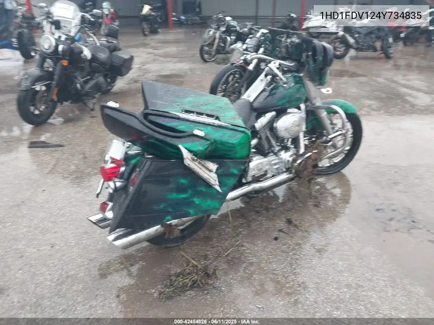 2004 Harley-Davidson Flhr VIN: 1HD1FDV124Y734835 Lot: 42454026