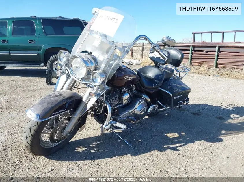 2005 Harley-Davidson Flhrci VIN: 1HD1FRW115Y658599 Lot: 41721972