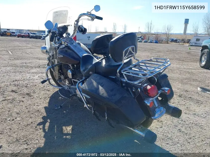 2005 Harley-Davidson Flhrci VIN: 1HD1FRW115Y658599 Lot: 41721972