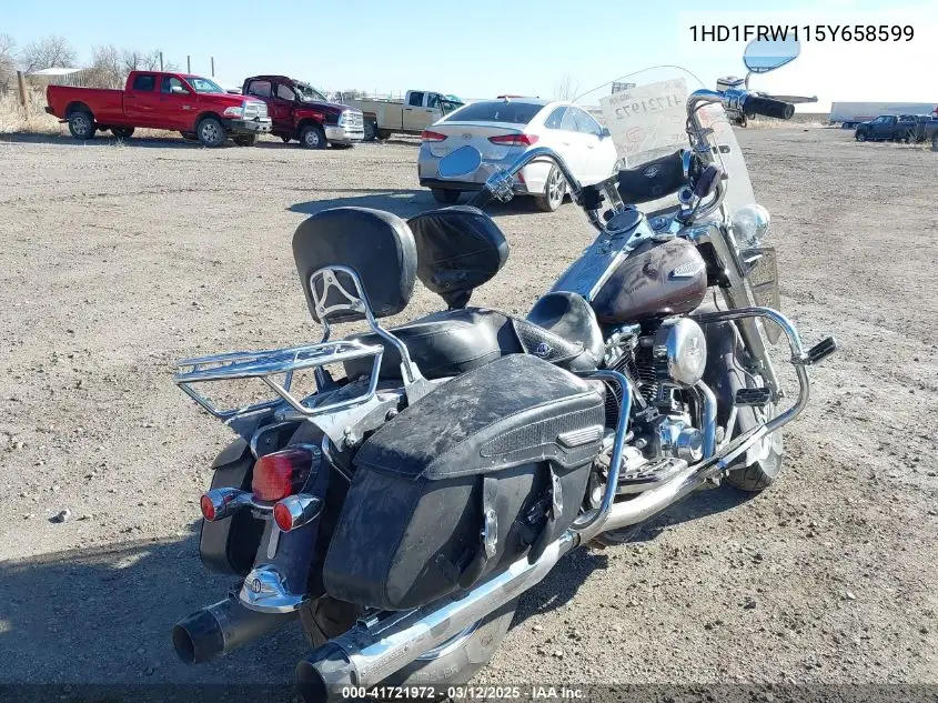 2005 Harley-Davidson Flhrci VIN: 1HD1FRW115Y658599 Lot: 41721972