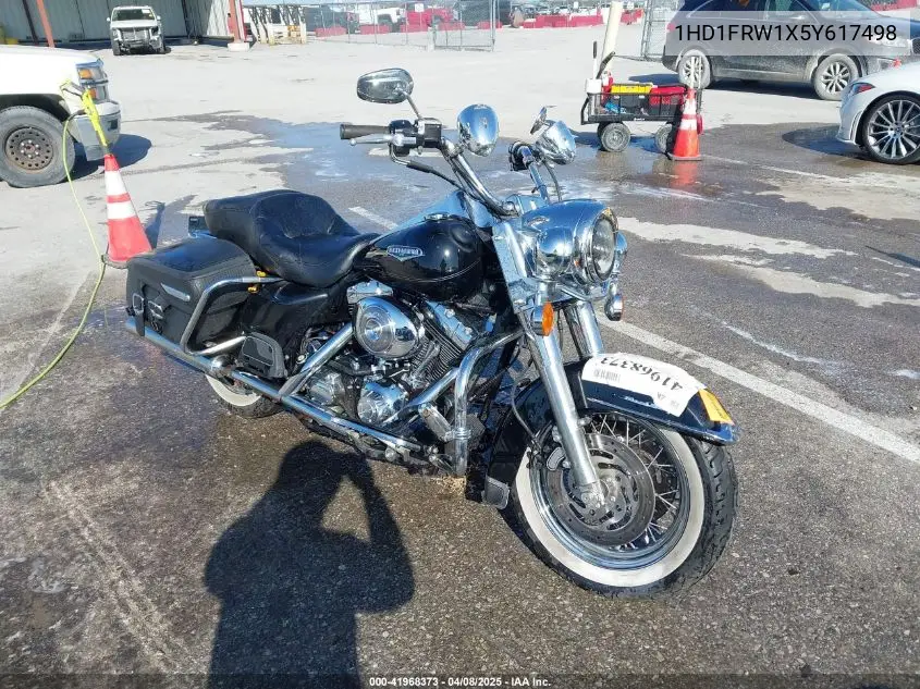 2005 Harley-Davidson Flhrci VIN: 1HD1FRW1X5Y617498 Lot: 41968373