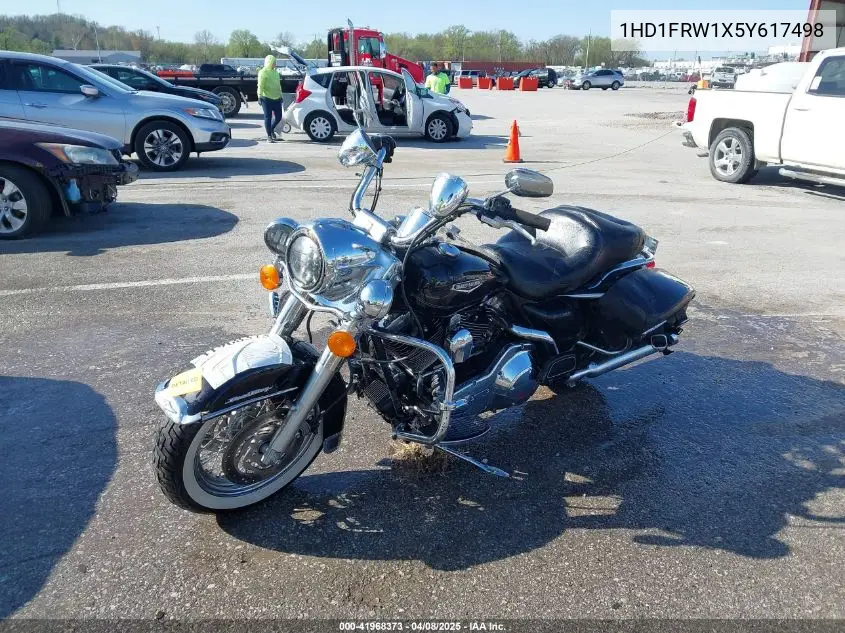 2005 Harley-Davidson Flhrci VIN: 1HD1FRW1X5Y617498 Lot: 41968373
