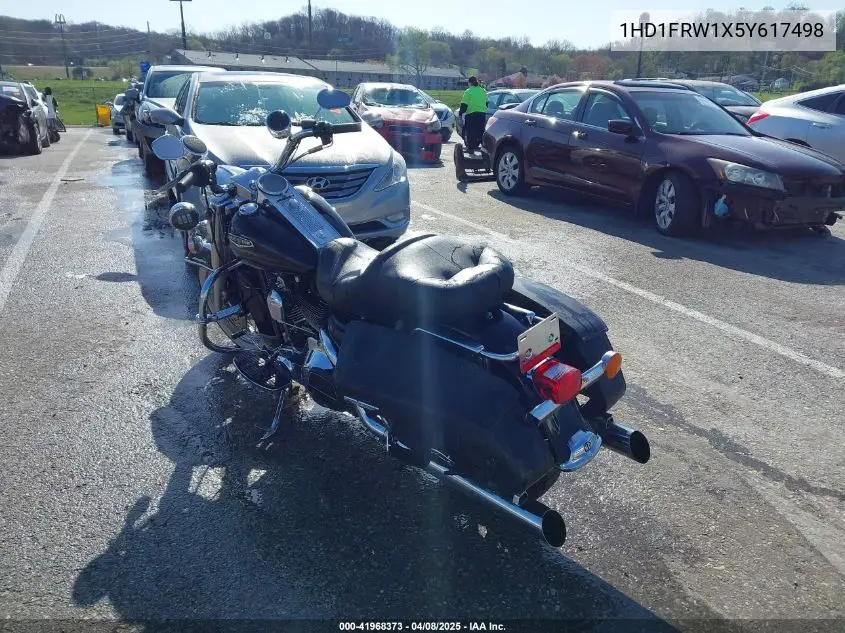 2005 Harley-Davidson Flhrci VIN: 1HD1FRW1X5Y617498 Lot: 41968373