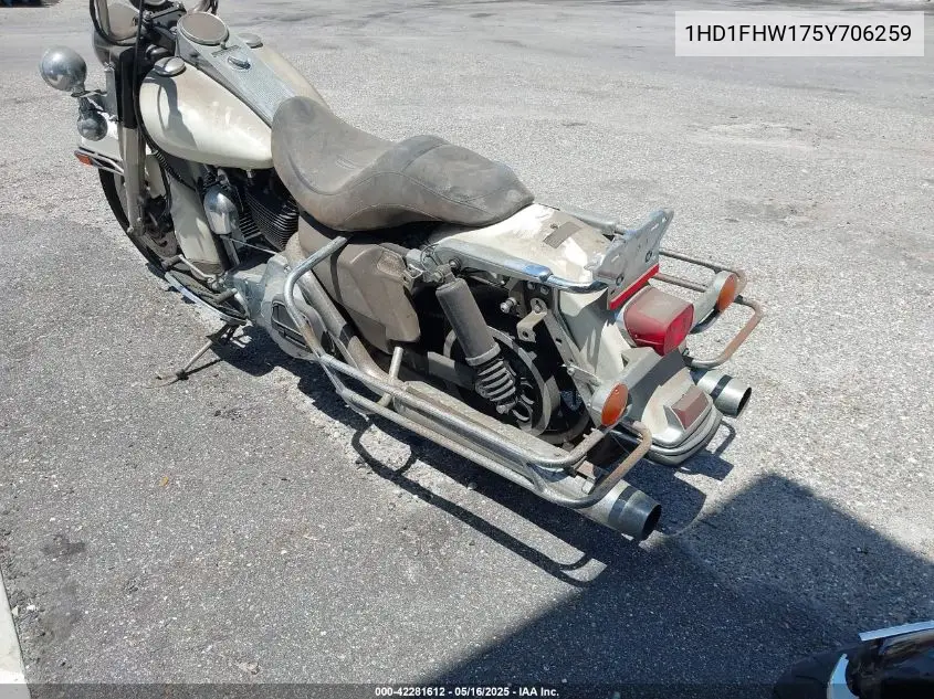 2005 Harley-Davidson Flhpi VIN: 1HD1FHW175Y706259 Lot: 42281612