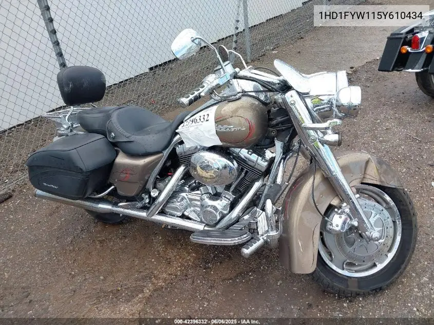2005 Harley-Davidson Flhrsi VIN: 1HD1FYW115Y610434 Lot: 42396332