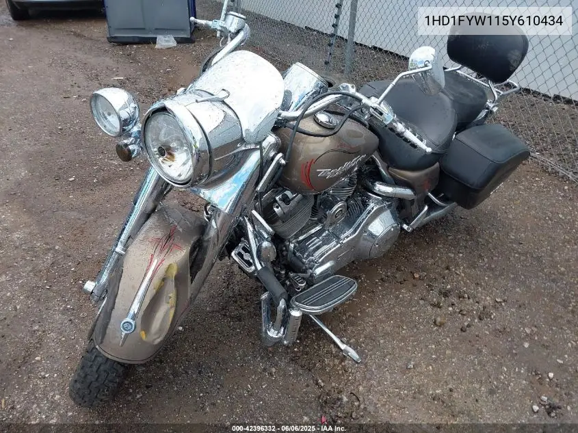 2005 Harley-Davidson Flhrsi VIN: 1HD1FYW115Y610434 Lot: 42396332