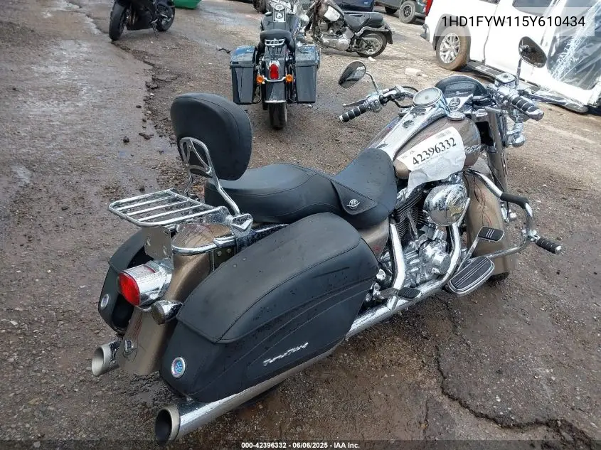 2005 Harley-Davidson Flhrsi VIN: 1HD1FYW115Y610434 Lot: 42396332