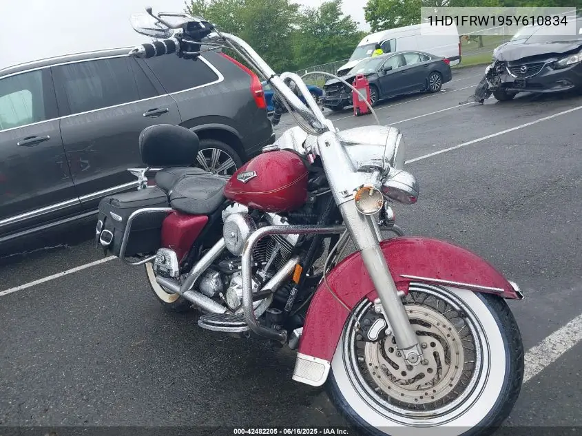 2005 Harley-Davidson Flhrci VIN: 1HD1FRW195Y610834 Lot: 42482205