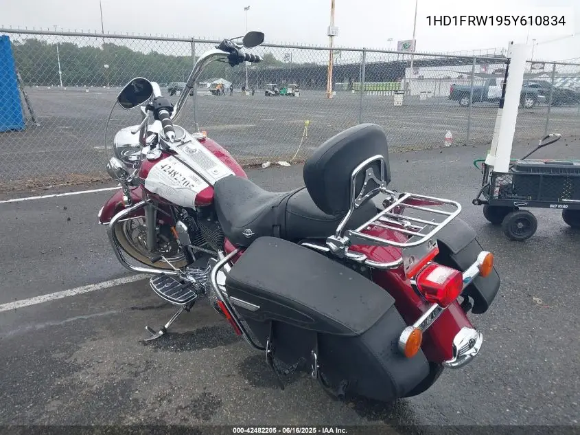 2005 Harley-Davidson Flhrci VIN: 1HD1FRW195Y610834 Lot: 42482205