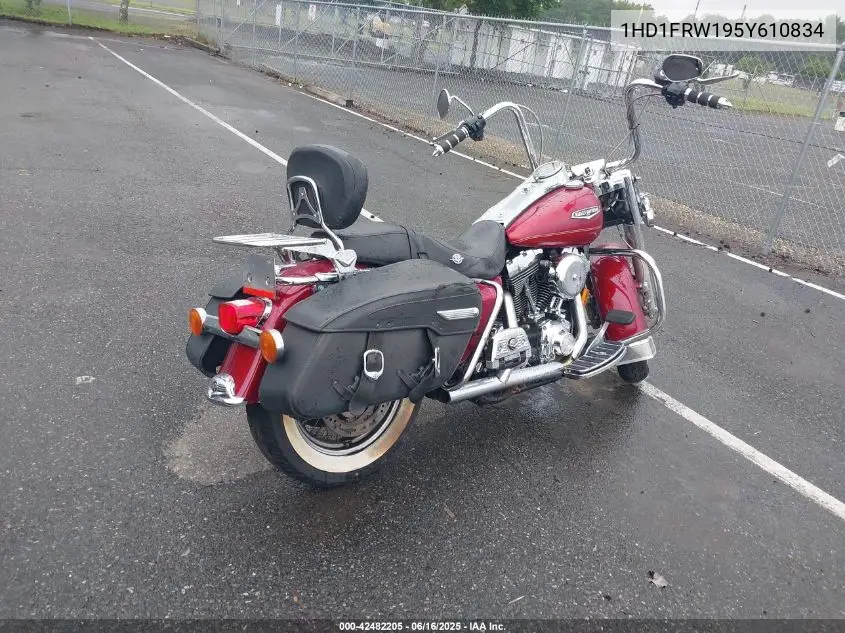 2005 Harley-Davidson Flhrci VIN: 1HD1FRW195Y610834 Lot: 42482205