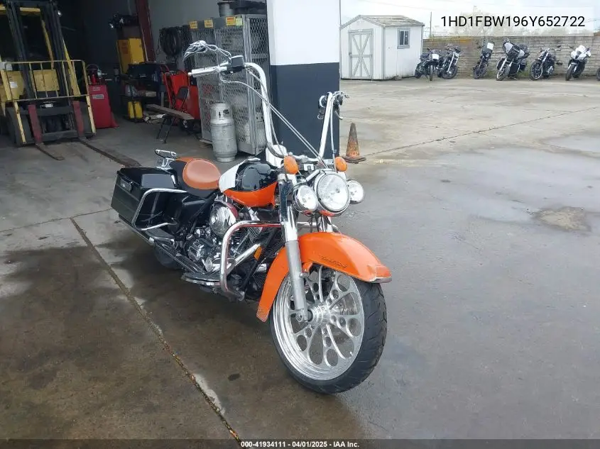 2006 Harley-Davidson Flhri VIN: 1HD1FBW196Y652722 Lot: 41934111