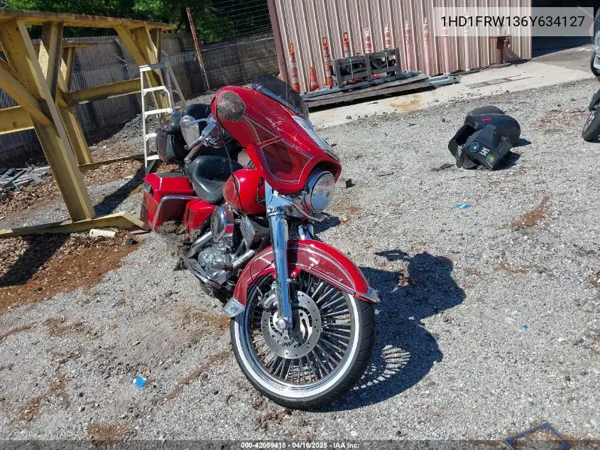 2006 Harley-Davidson Flhrci VIN: 1HD1FRW136Y634127 Lot: 42059418