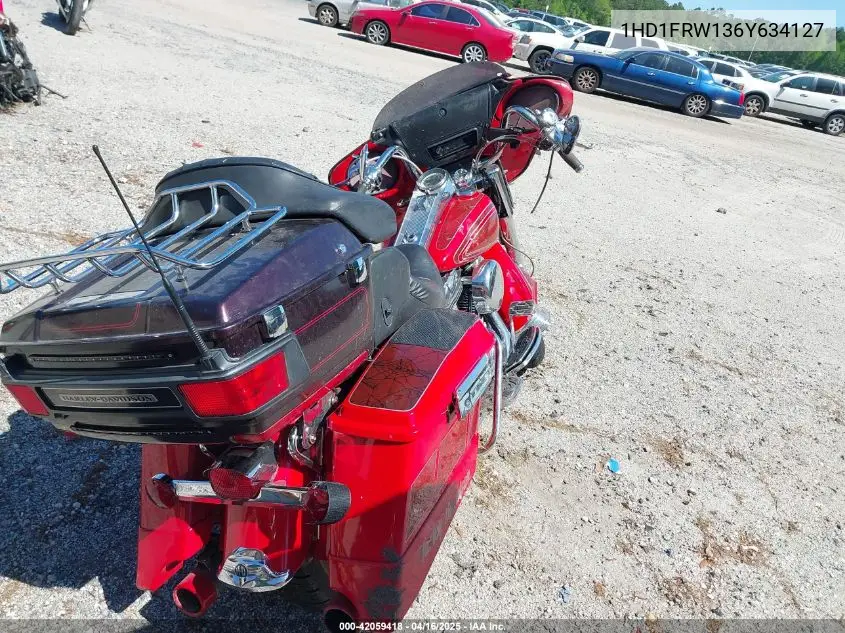 2006 Harley-Davidson Flhrci VIN: 1HD1FRW136Y634127 Lot: 42059418
