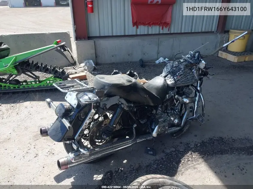 2006 Harley-Davidson Flhrci VIN: 1HD1FRW166Y643100 Lot: 42216564