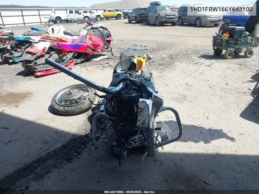2006 Harley-Davidson Flhrci VIN: 1HD1FRW166Y643100 Lot: 42216564
