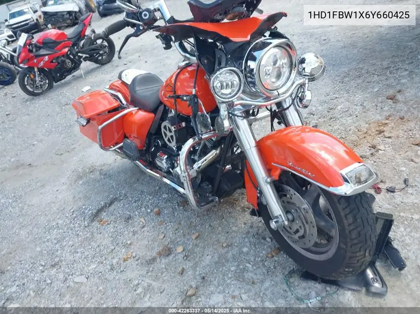 2006 Harley-Davidson Flhri VIN: 1HD1FBW1X6Y660425 Lot: 42263337