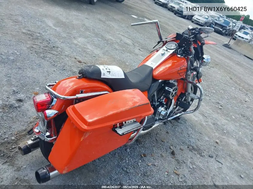 2006 Harley-Davidson Flhri VIN: 1HD1FBW1X6Y660425 Lot: 42263337