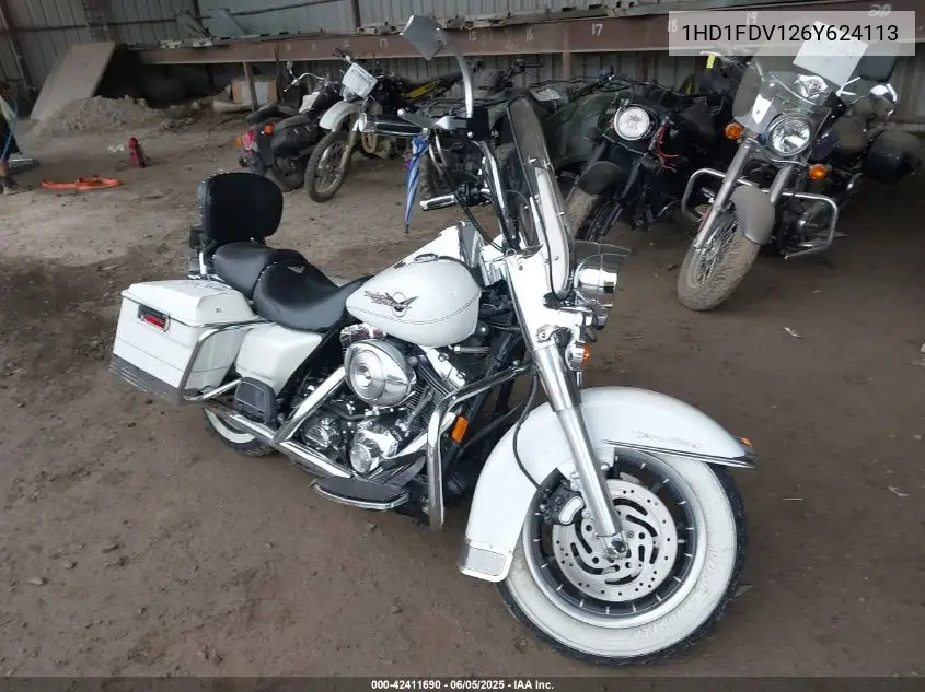 2006 Harley-Davidson Flhr VIN: 1HD1FDV126Y624113 Lot: 42411690