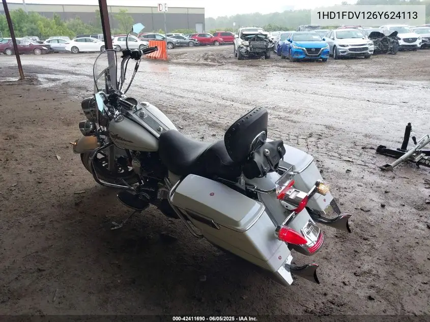 2006 Harley-Davidson Flhr VIN: 1HD1FDV126Y624113 Lot: 42411690
