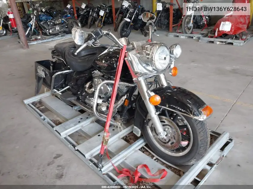 2006 Harley-Davidson Flhri VIN: 1HD1FBW136Y628643 Lot: 42560950