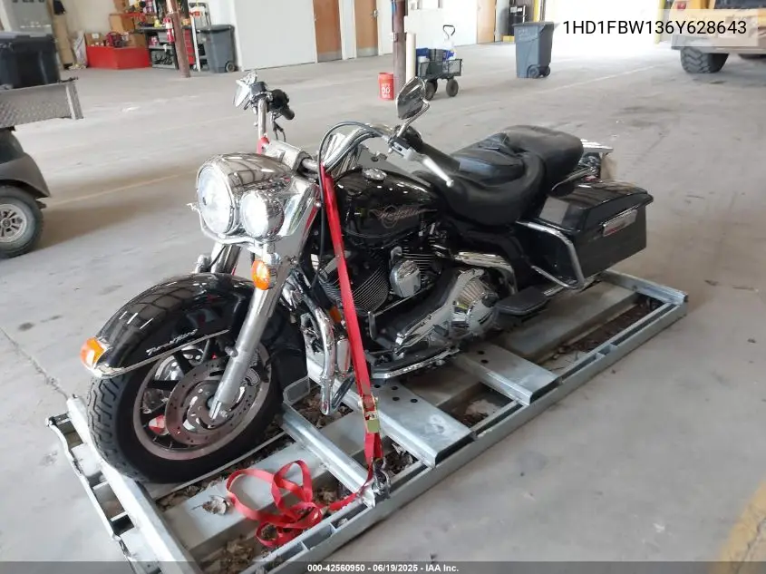 2006 Harley-Davidson Flhri VIN: 1HD1FBW136Y628643 Lot: 42560950