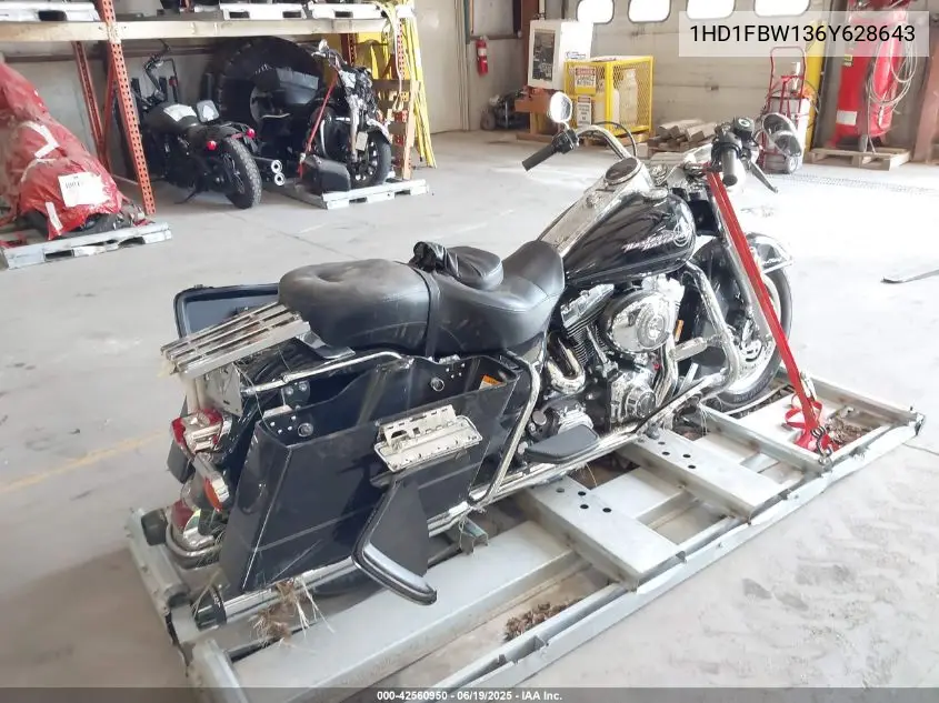 2006 Harley-Davidson Flhri VIN: 1HD1FBW136Y628643 Lot: 42560950