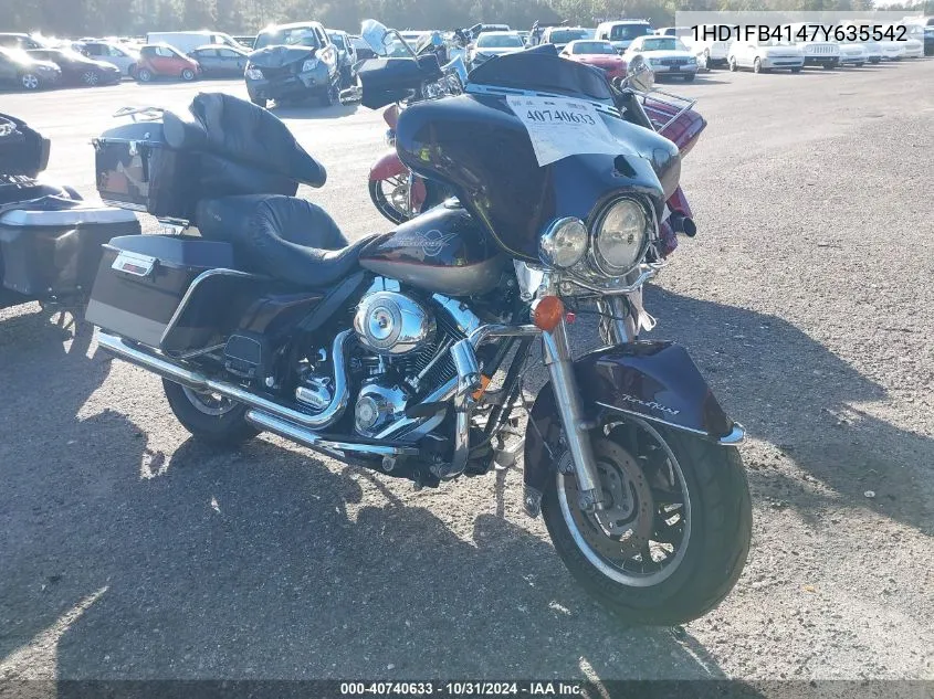 2007 Harley-Davidson Flhr VIN: 1HD1FB4147Y635542 Lot: 40740633