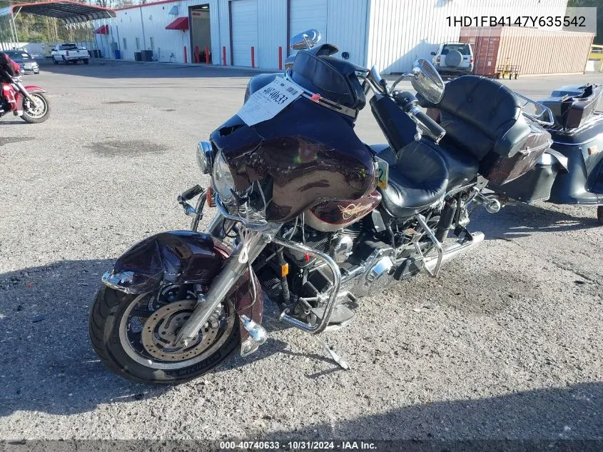 2007 Harley-Davidson Flhr VIN: 1HD1FB4147Y635542 Lot: 40740633
