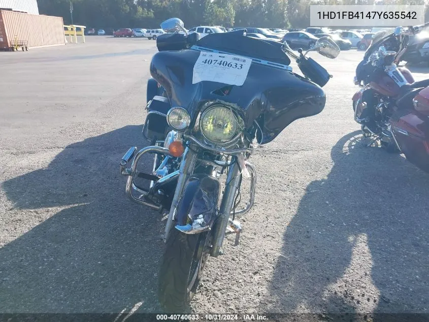 2007 Harley-Davidson Flhr VIN: 1HD1FB4147Y635542 Lot: 40740633