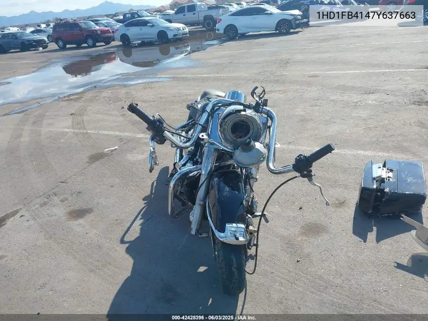 2007 Harley-Davidson Flhr VIN: 1HD1FB4147Y637663 Lot: 42428396
