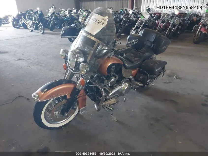 2008 Harley-Davidson Flhrc 105Th Anniversary Edition VIN: 1HD1FR4438Y658458 Lot: 40724459