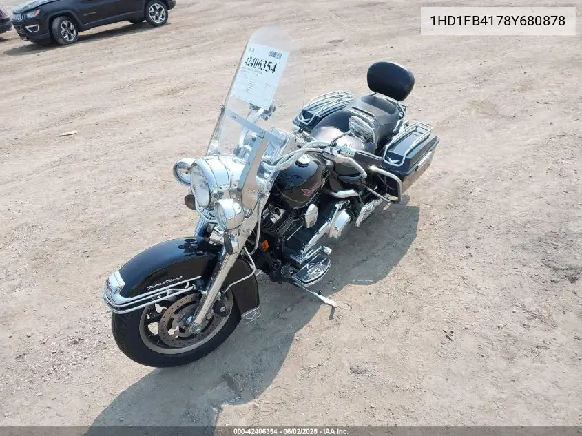 2008 Harley-Davidson Flhr VIN: 1HD1FB4178Y680878 Lot: 42406354