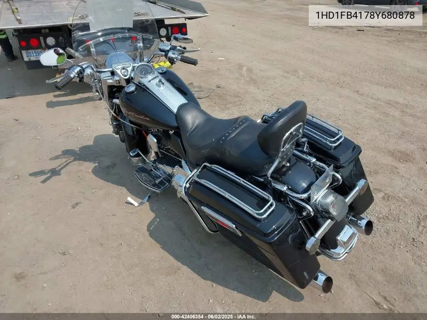2008 Harley-Davidson Flhr VIN: 1HD1FB4178Y680878 Lot: 42406354