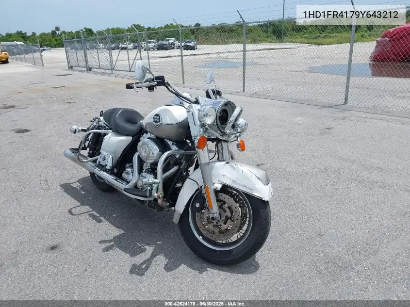 2009 Harley-Davidson Flhrc VIN: 1HD1FR4179Y643212 Lot: 42624178