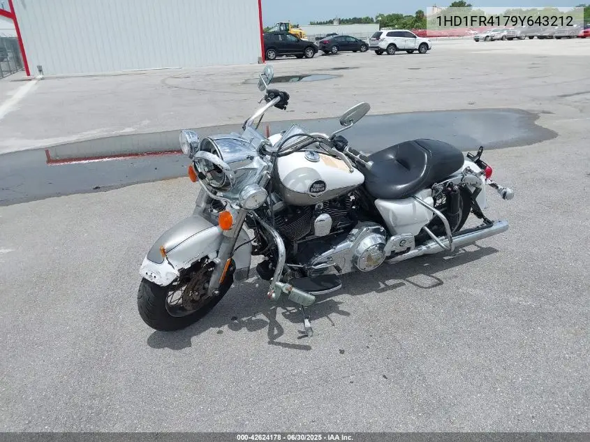 2009 Harley-Davidson Flhrc VIN: 1HD1FR4179Y643212 Lot: 42624178