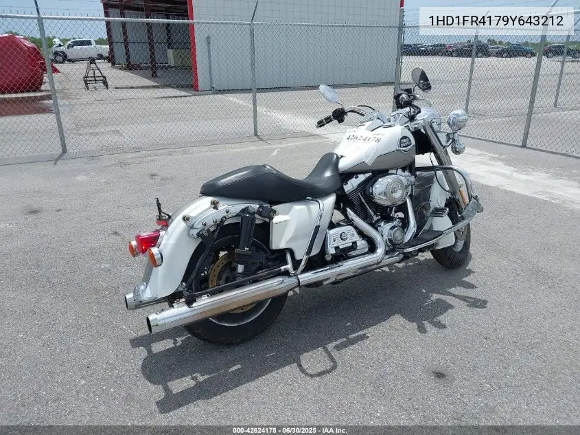 2009 Harley-Davidson Flhrc VIN: 1HD1FR4179Y643212 Lot: 42624178