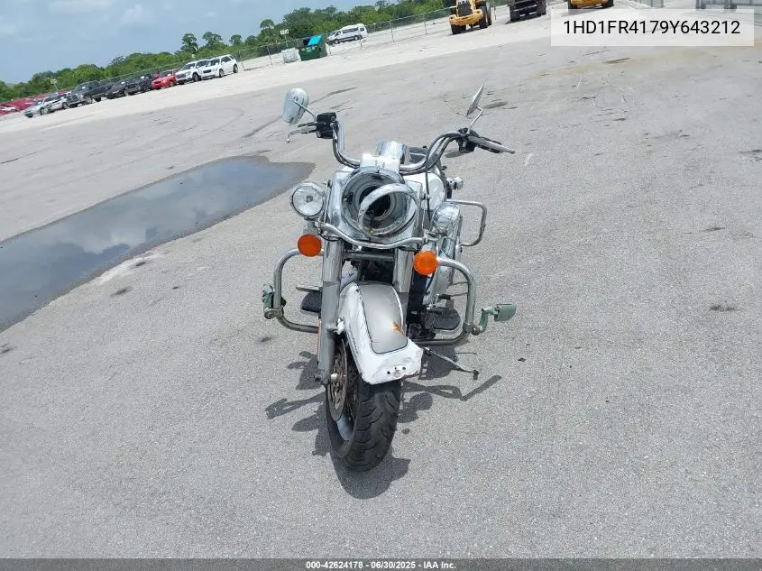 2009 Harley-Davidson Flhrc VIN: 1HD1FR4179Y643212 Lot: 42624178