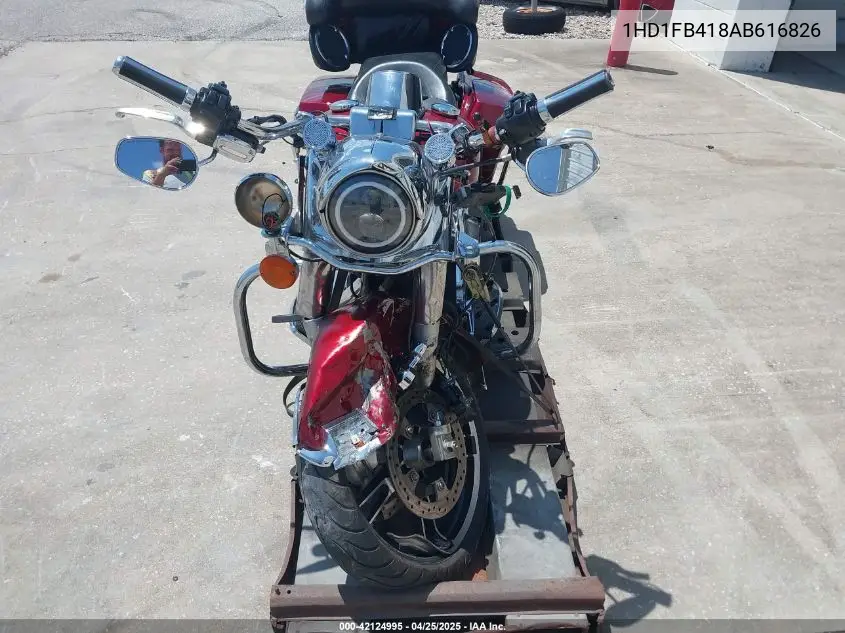 2010 Harley-Davidson Flhr VIN: 1HD1FB418AB616826 Lot: 42124995