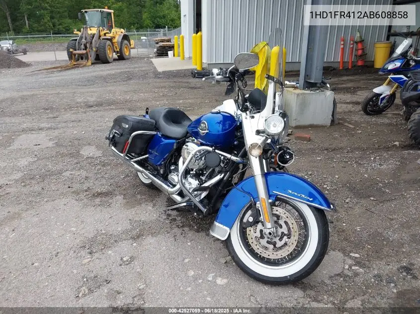 2010 Harley-Davidson Flhrc VIN: 1HD1FR412AB608858 Lot: 42527059
