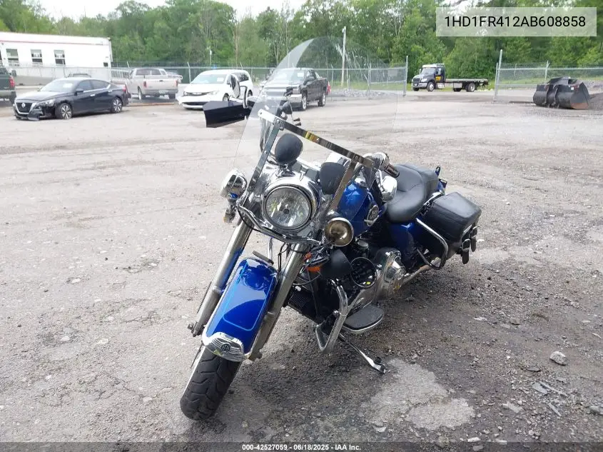 2010 Harley-Davidson Flhrc VIN: 1HD1FR412AB608858 Lot: 42527059