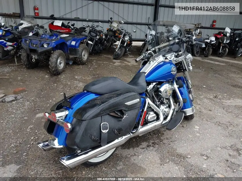 2010 Harley-Davidson Flhrc VIN: 1HD1FR412AB608858 Lot: 42527059