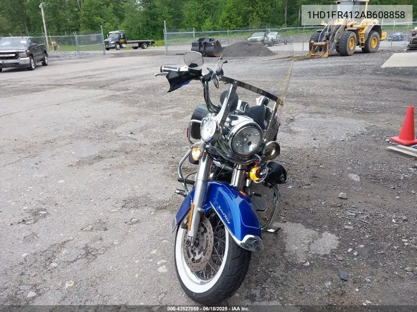2010 Harley-Davidson Flhrc VIN: 1HD1FR412AB608858 Lot: 42527059