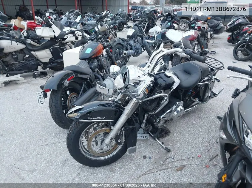 2011 Harley-Davidson Flhrc VIN: 1HD1FRM13BB672876 Lot: 41238654