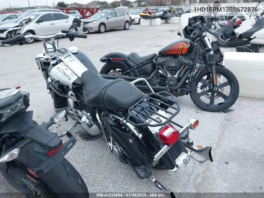 2011 Harley-Davidson Flhrc VIN: 1HD1FRM13BB672876 Lot: 41238654