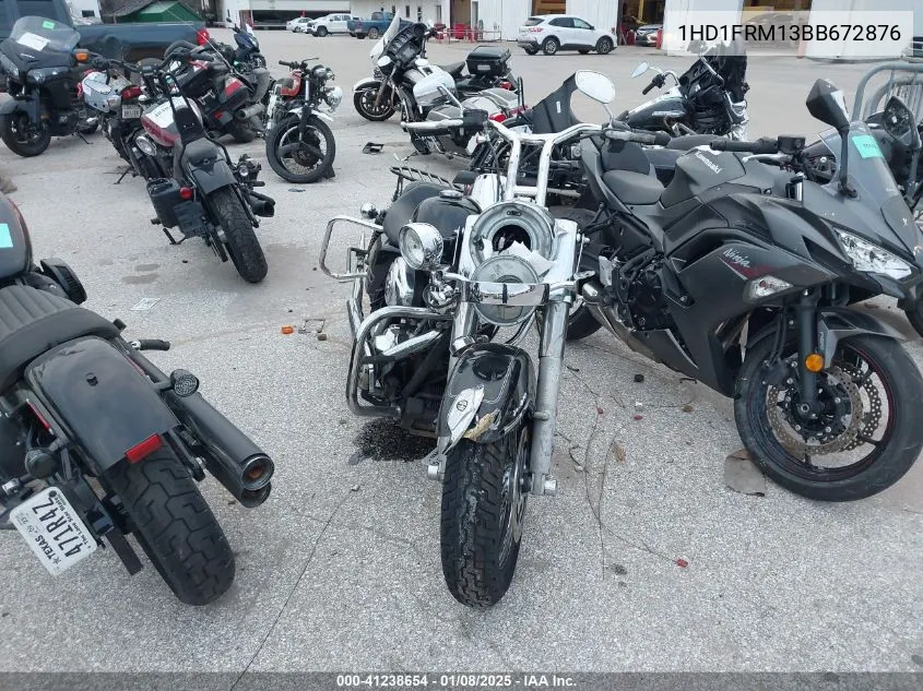 2011 Harley-Davidson Flhrc VIN: 1HD1FRM13BB672876 Lot: 41238654